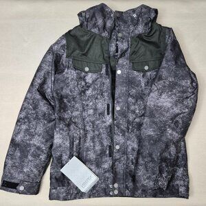 Nikita Ski Snowboard Womens XL Mayon Jacket Slim Fit Black Washed - NWT